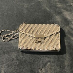 Michael Kors Metallic Gold Crossbody Bag